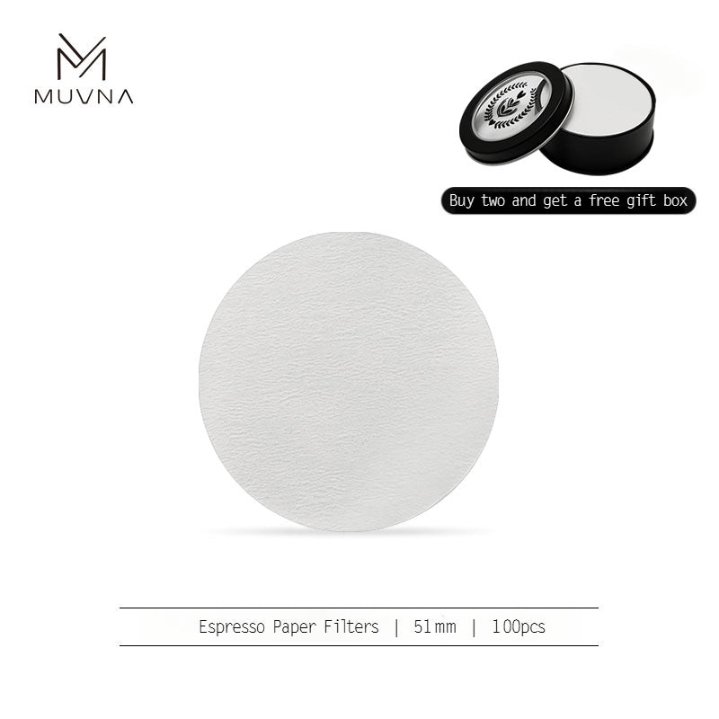 MUVNA Espresso Machine Handles Filter Paper