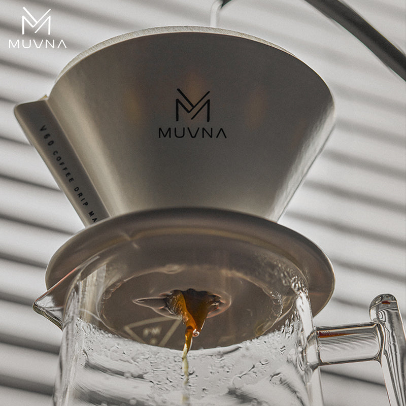 MUVNA V2 Hand Brewed Coffee Cone Filter Cup