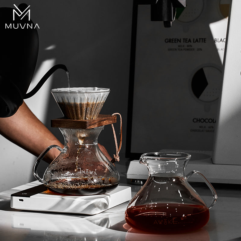 MUVNA Coffee Pour Over Coffee Maker Set/450ML