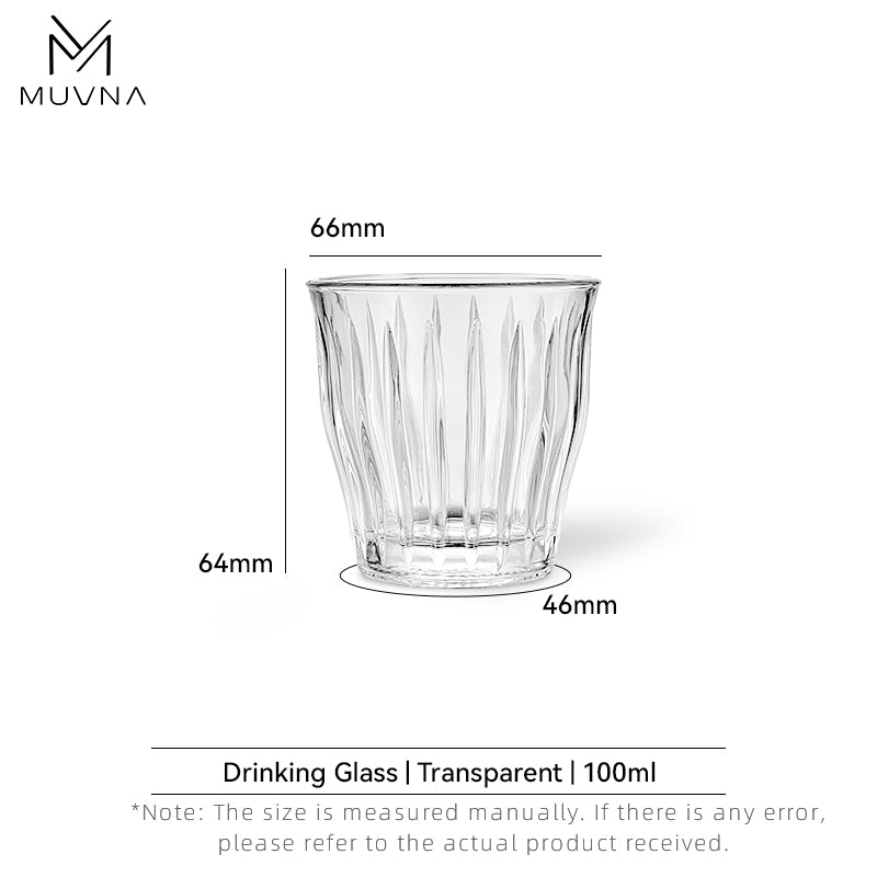 MUVNA Glass Coffee Cup
