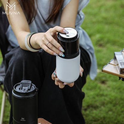 Muvna Portable Pour over Coffee Machine for outdoor travel &amp; Home,3-in-1 pour-over coffee dripper Portable electric grinder