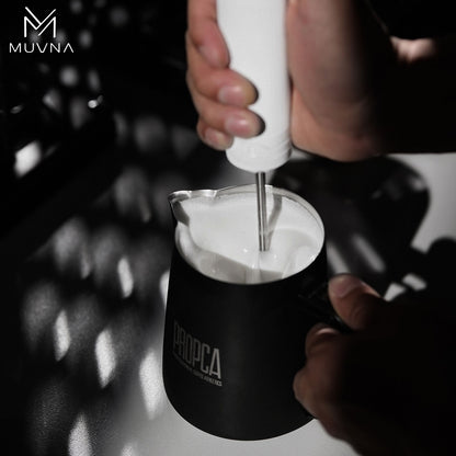 MUVNA DBW Latte Pitcher 600ml Sharp Spout LatteArt Pitcher milk jug barista selection.Ideal for home/camping/coffee shops