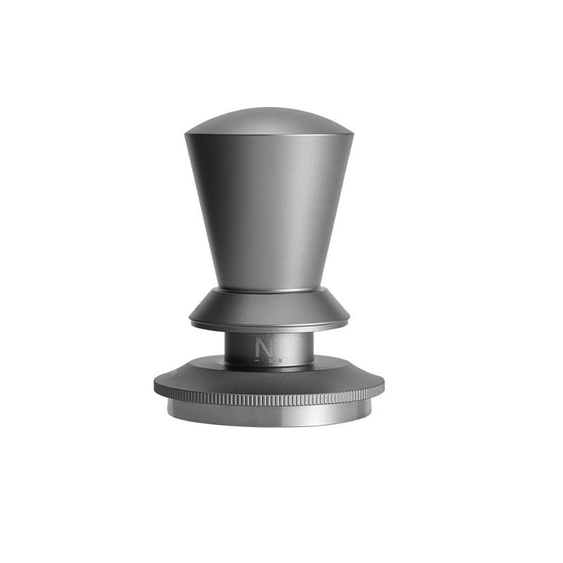 MUVNA Infinitely Adjustable Knob Espresso Powder Press