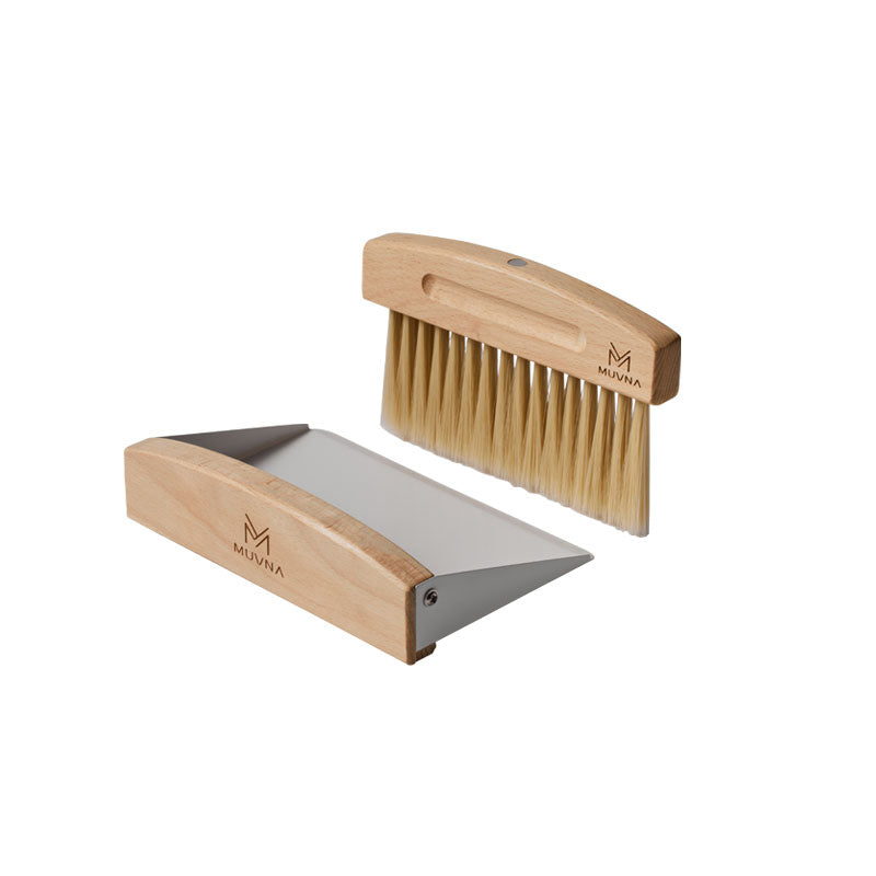 MUVNA Magnetic Dustpan Cleaning Brush