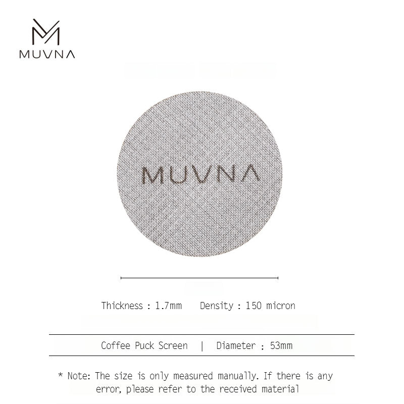 MUVNA Espresso Puck Screen 1mm/1.7mm