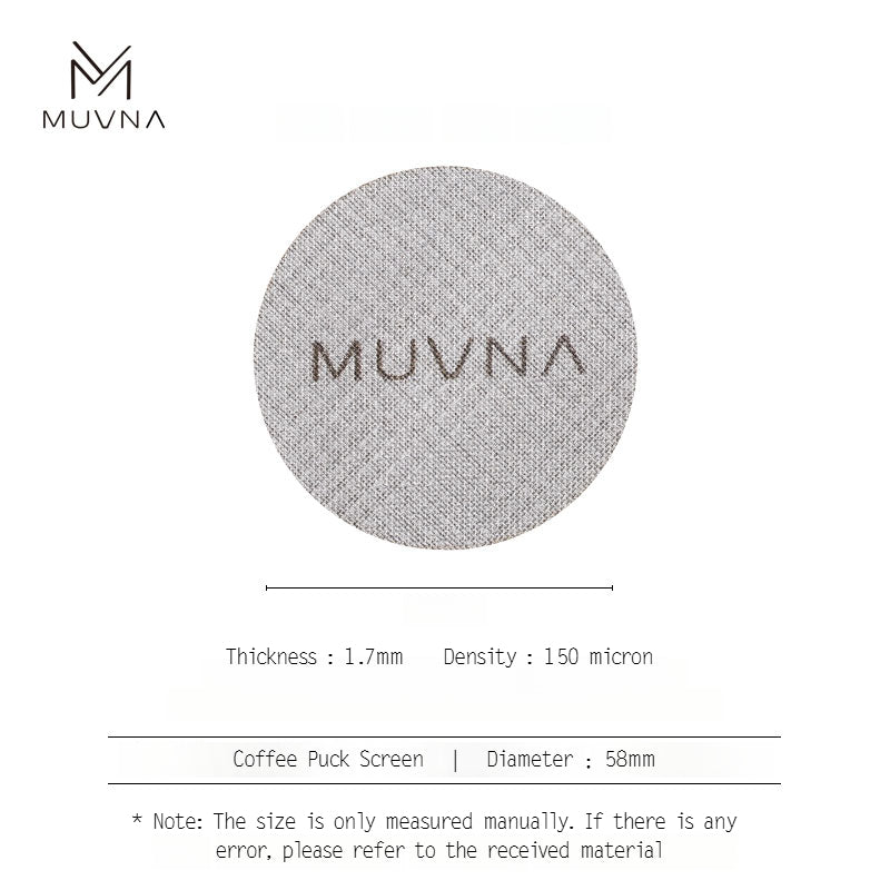 MUVNA Espresso Puck Screen 1mm/1.7mm