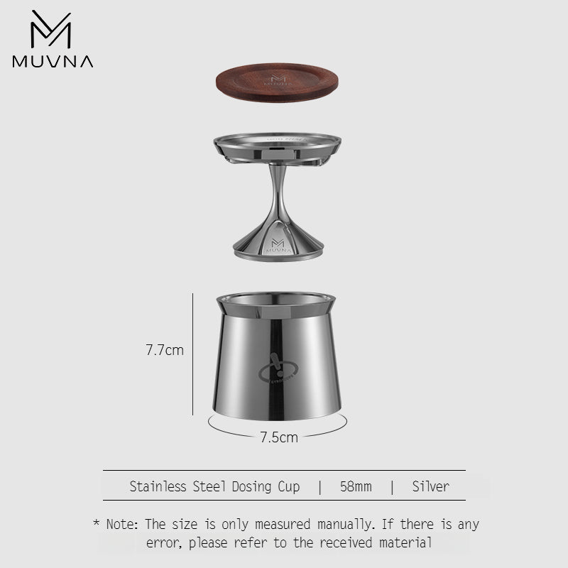 MUVNA Coffee Blind Shark, Espresso Dosing Cup 58mm