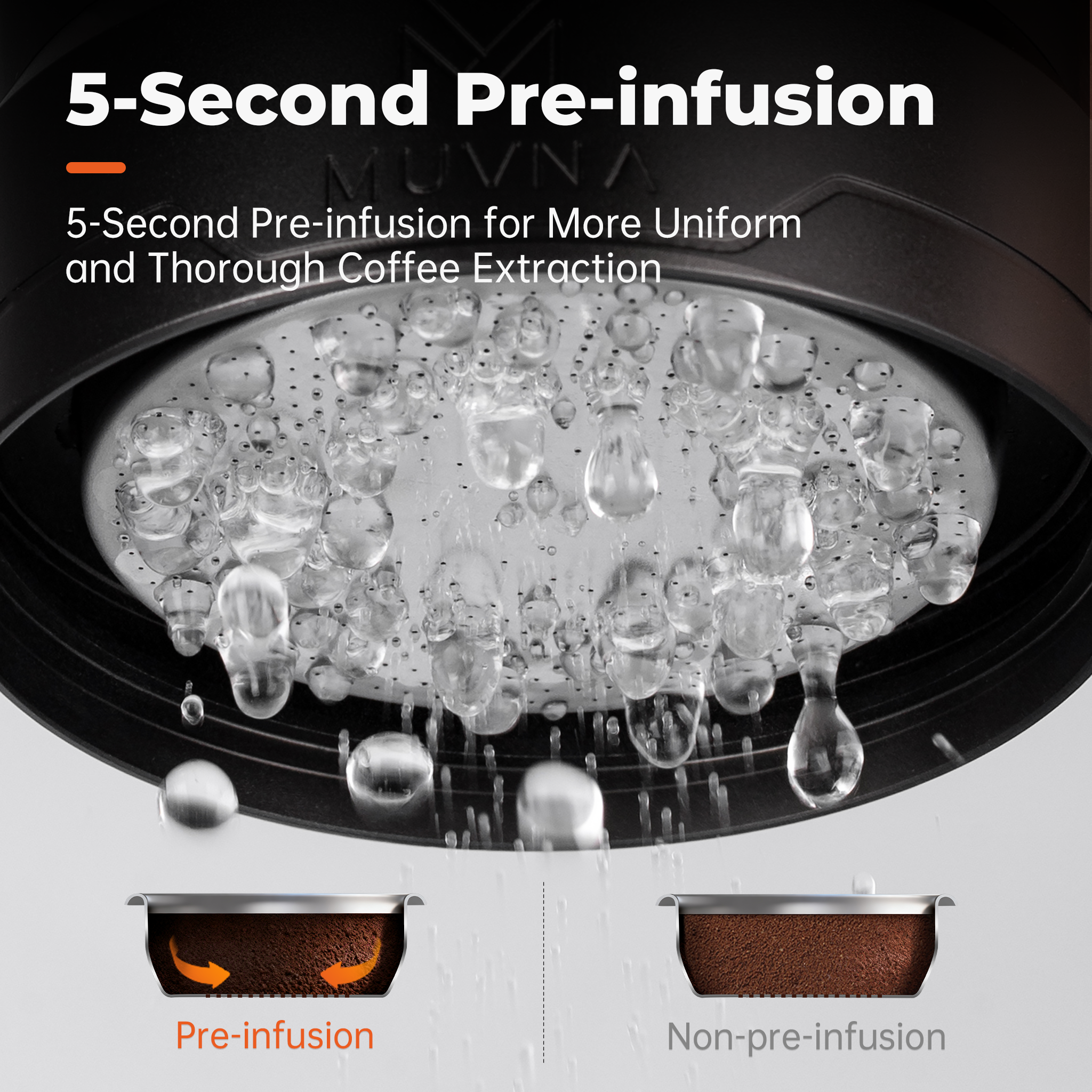 MUVNA Espresso Portable Coffee Machine