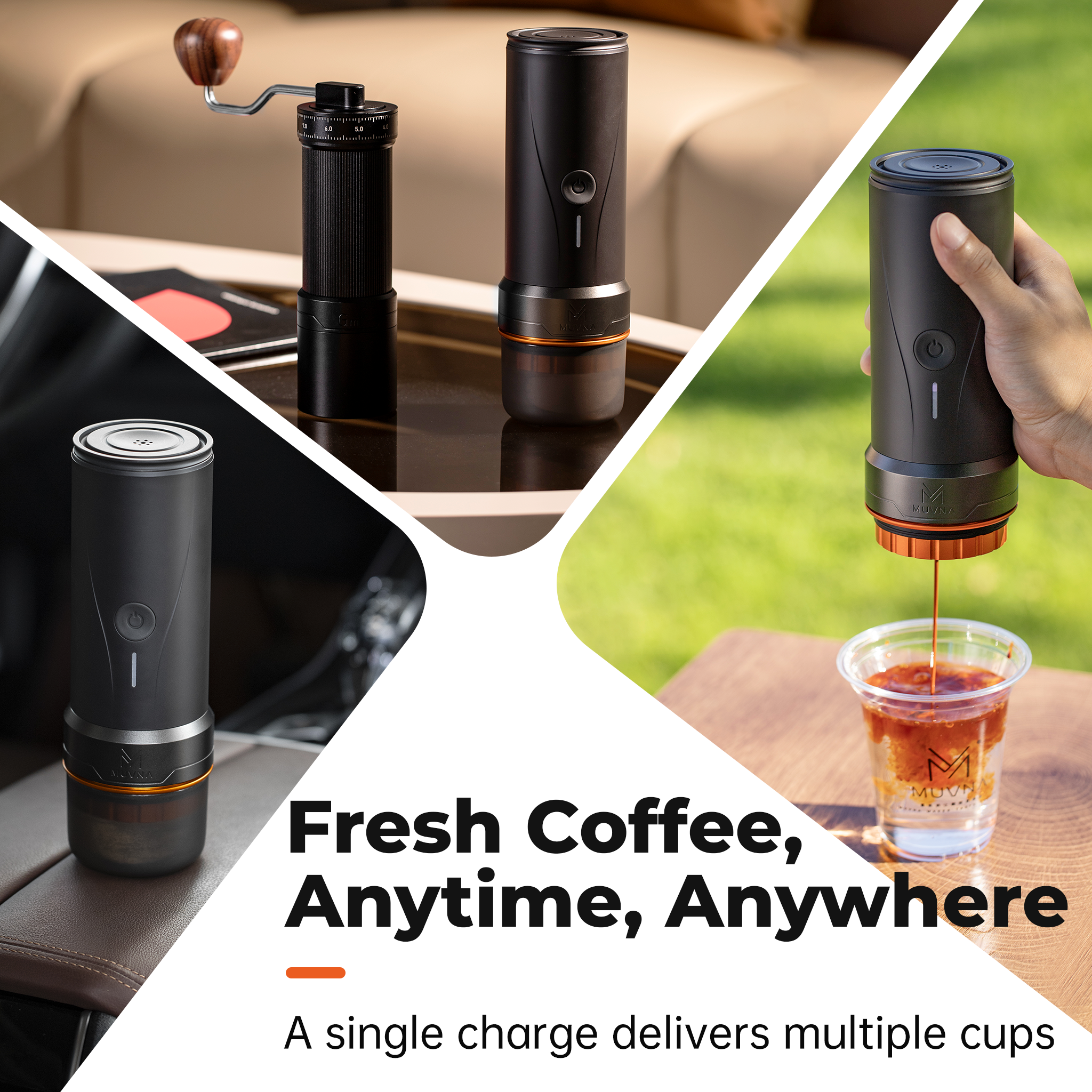 MUVNA Espresso Portable Coffee Machine
