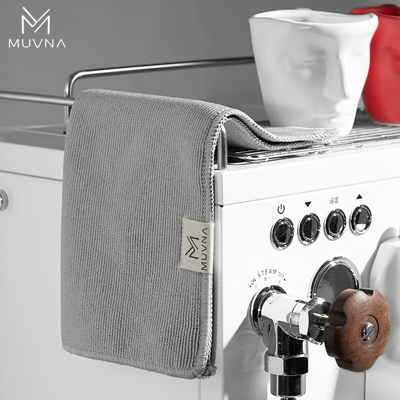MUVNA Microfiber Barista Cloth, Espresso Cleaning Towel-Coffee Cleaning Accessories fit coffee Machine|Steam Wand|Countertop