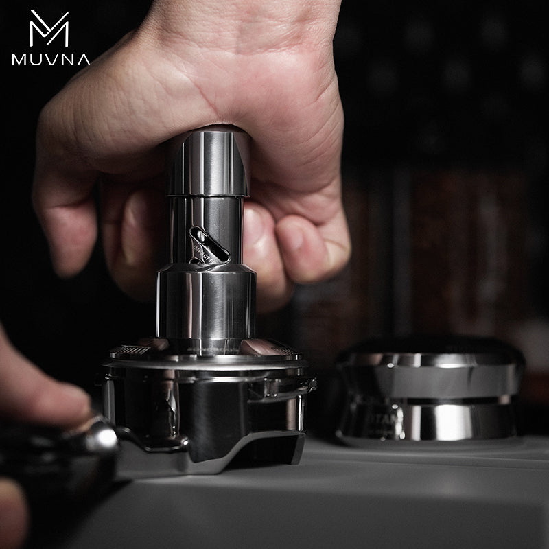 MUVNA  Espresso 30 lbs pressure Spring V2 Tamper