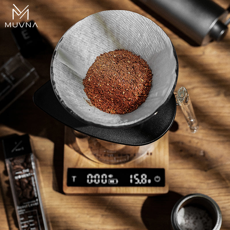 MUVNA Coffee Electronic Scale Walnut