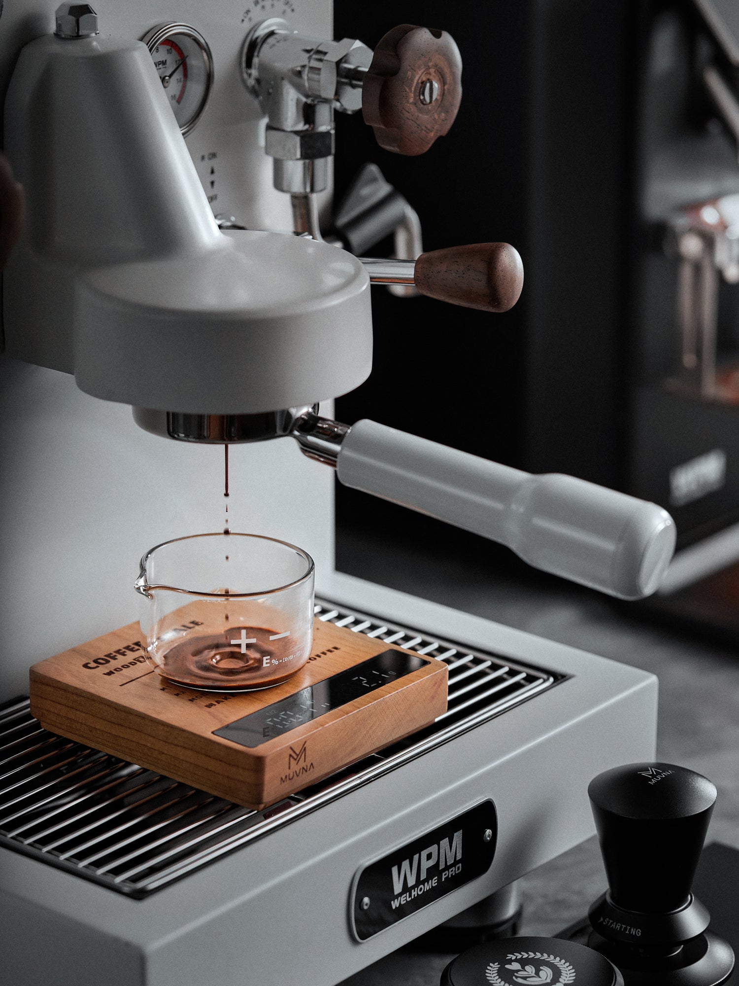 MUVNA Coffee Electronic Scale Walnut