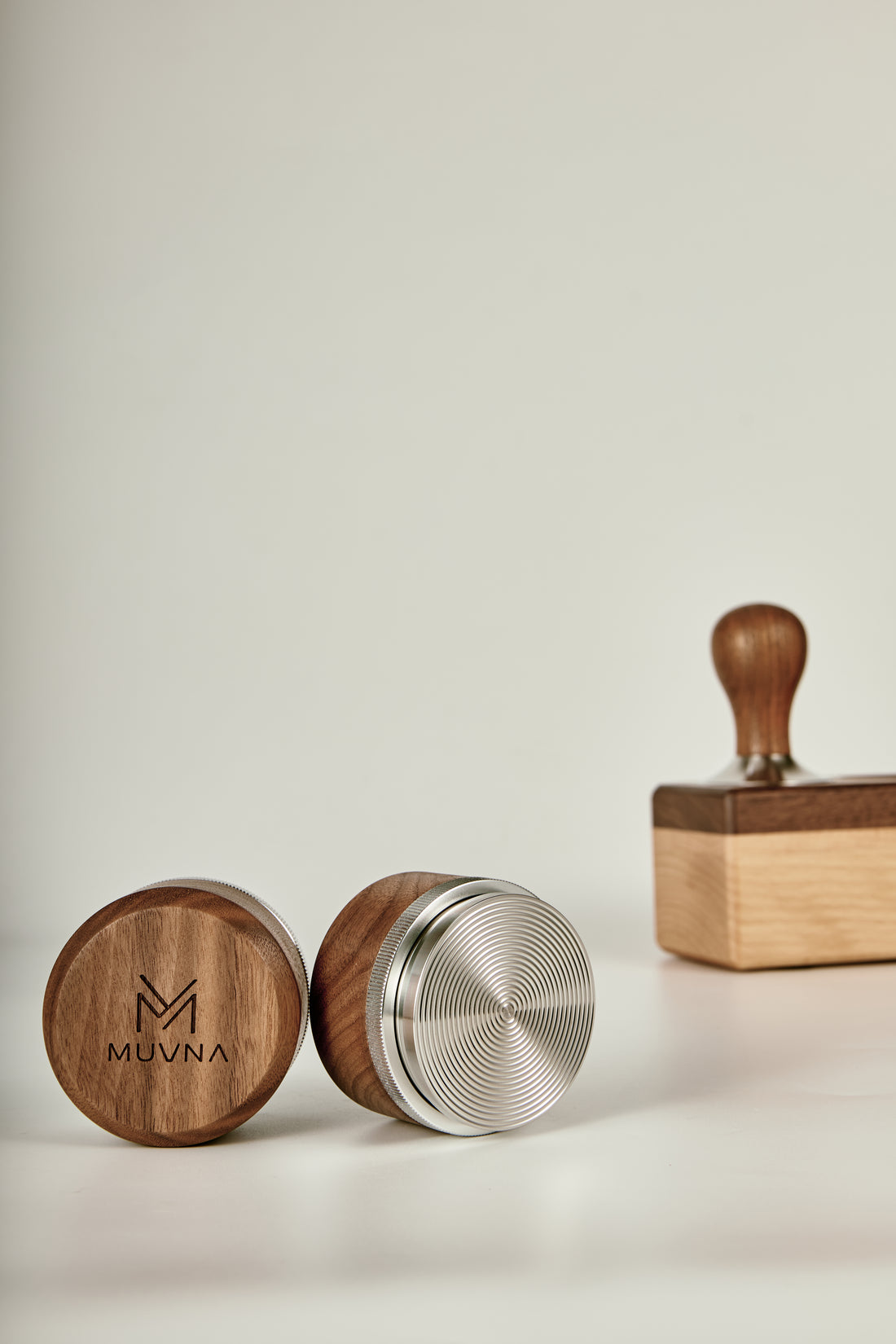 MUVNA Walnut Wood Coffee Tamper