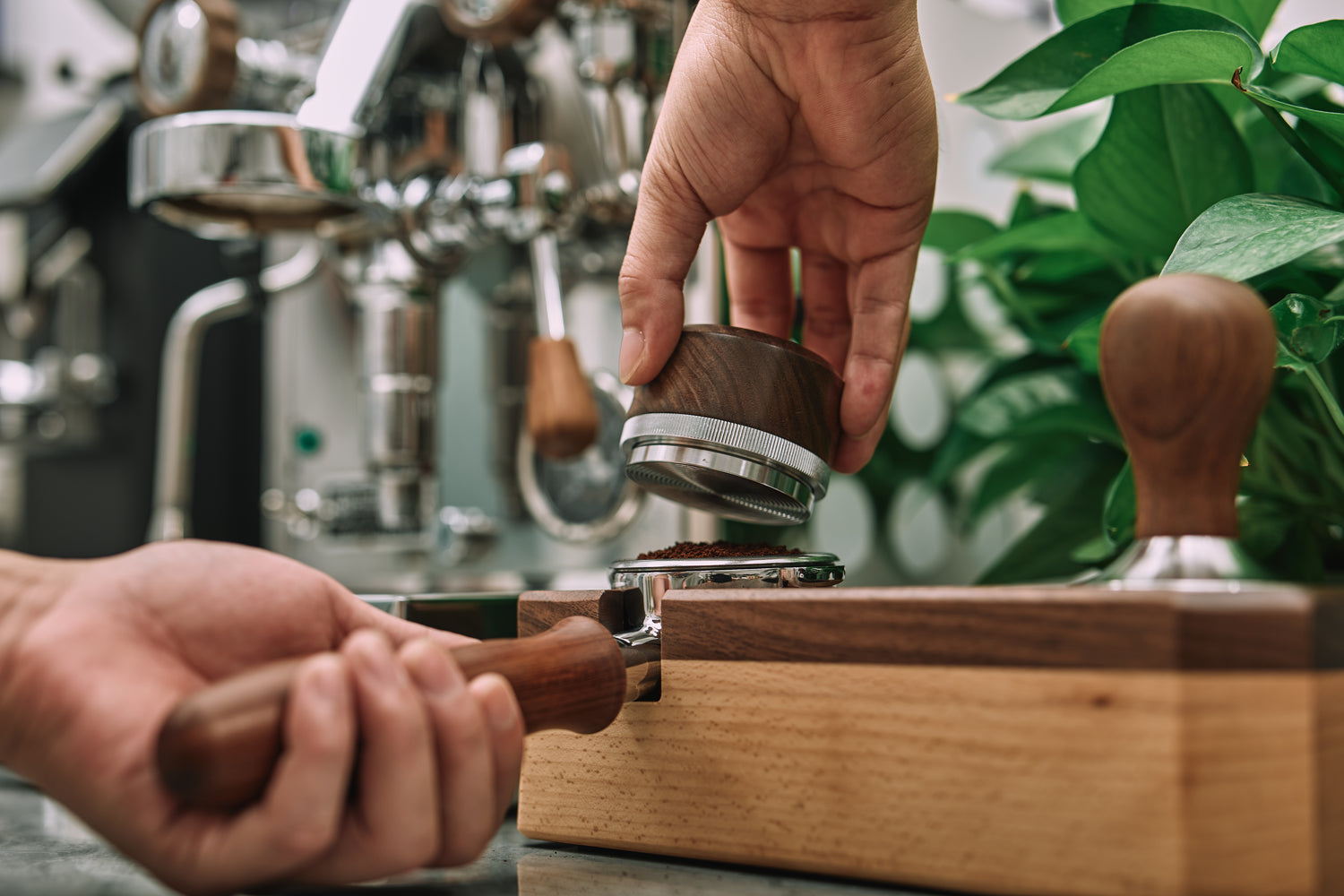 MUVNA Walnut Wood Coffee Tamper