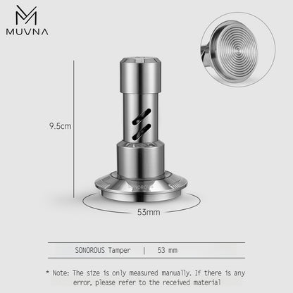 MUVNA  Espresso 30 lbs pressure Spring V2 Tamper