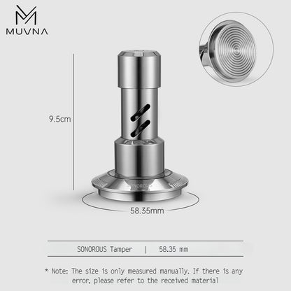 MUVNA  Espresso 30 lbs pressure Spring V2 Tamper