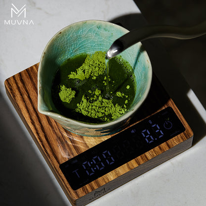 MUVNA Mini Coffee Electronic Scale Walnut