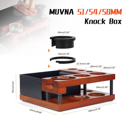 MUVNA Espresso Coffee Organizer Box